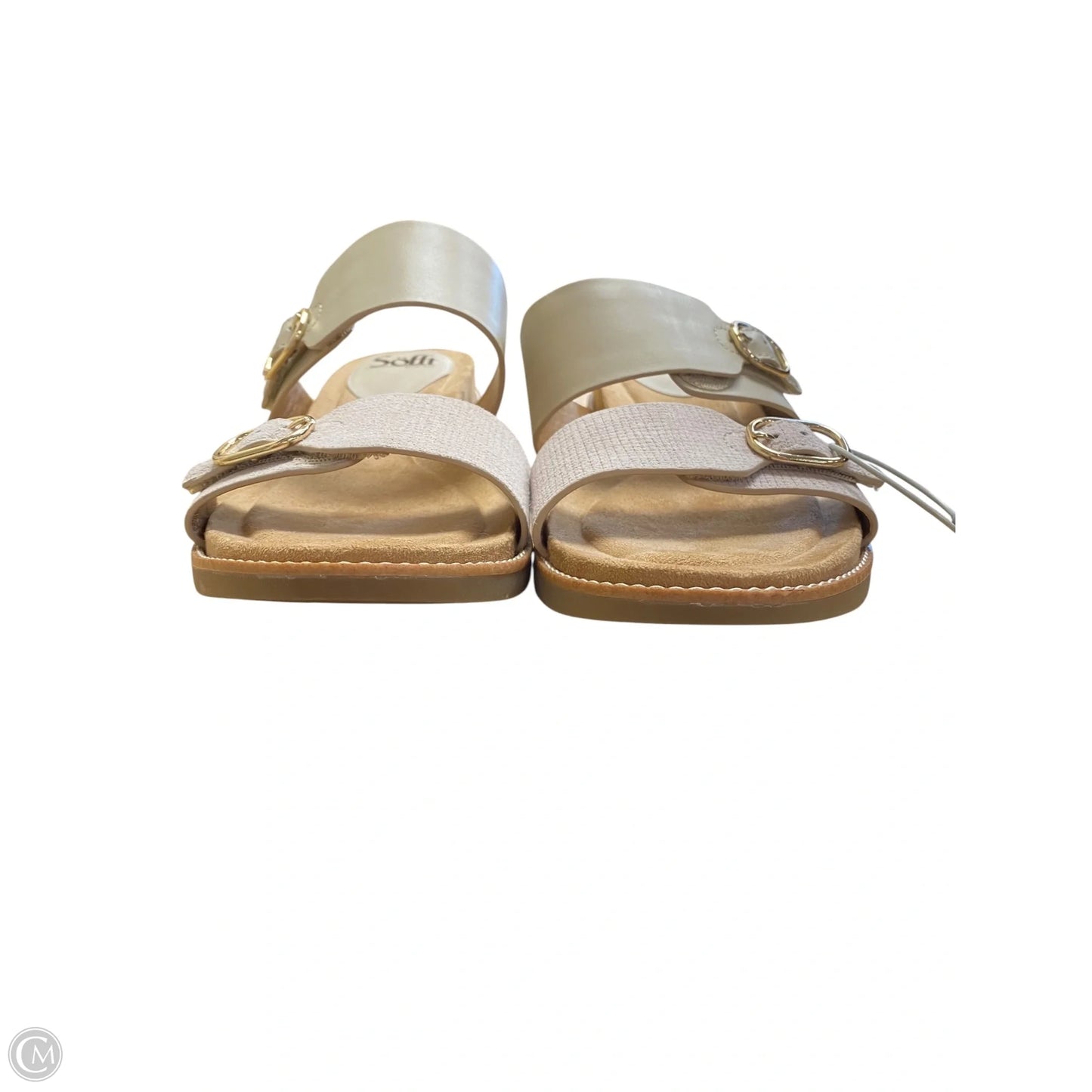 Sandals Flats By Sofft In Tan, Size: 9