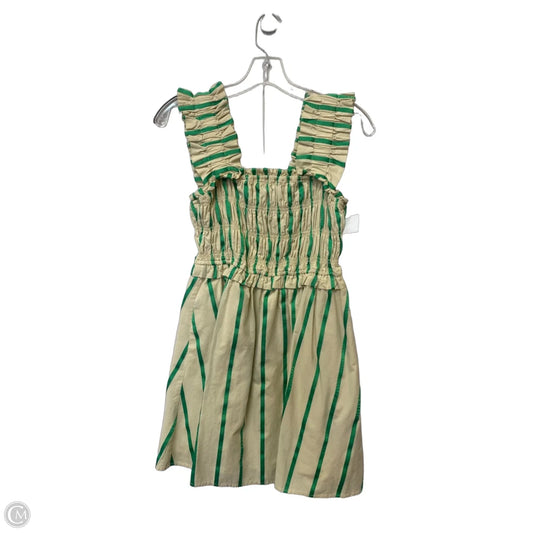 Dress Casual Short By English Factory In Green & Tan, Size: Xs