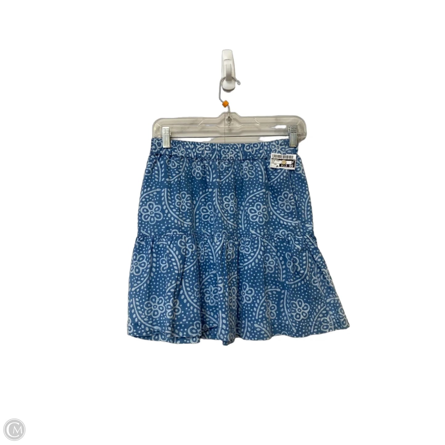 Skirt Midi By Madewell In Blue, Size: Xxs