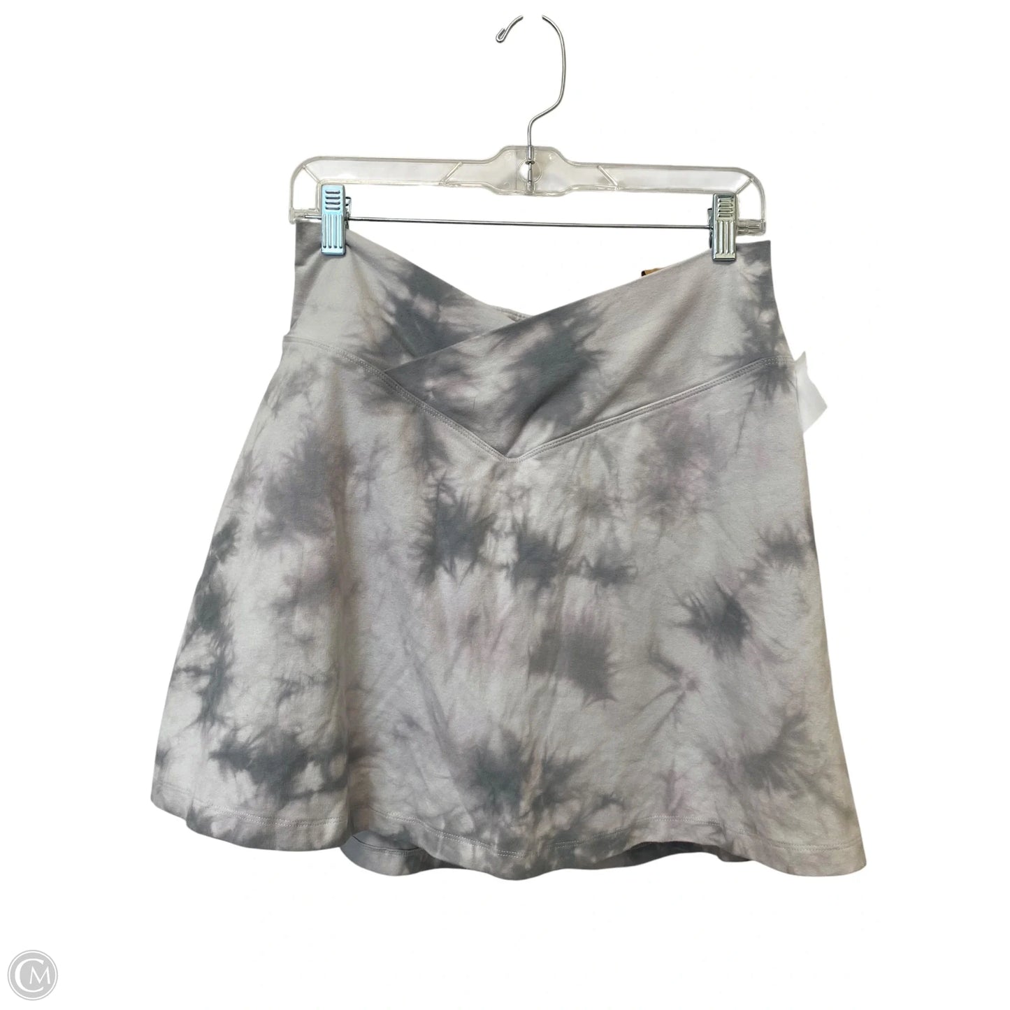 Athletic Skirt By Pink In Grey, Size: Xl