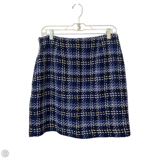 Skirt Mini & Short By Boston Proper In Blue, Size: 8
