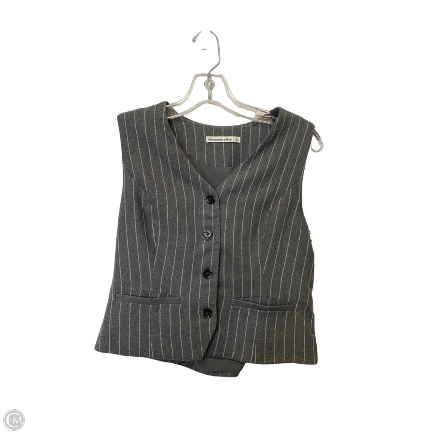 Vest Other By Abercrombie And Fitch In Grey, Size: S