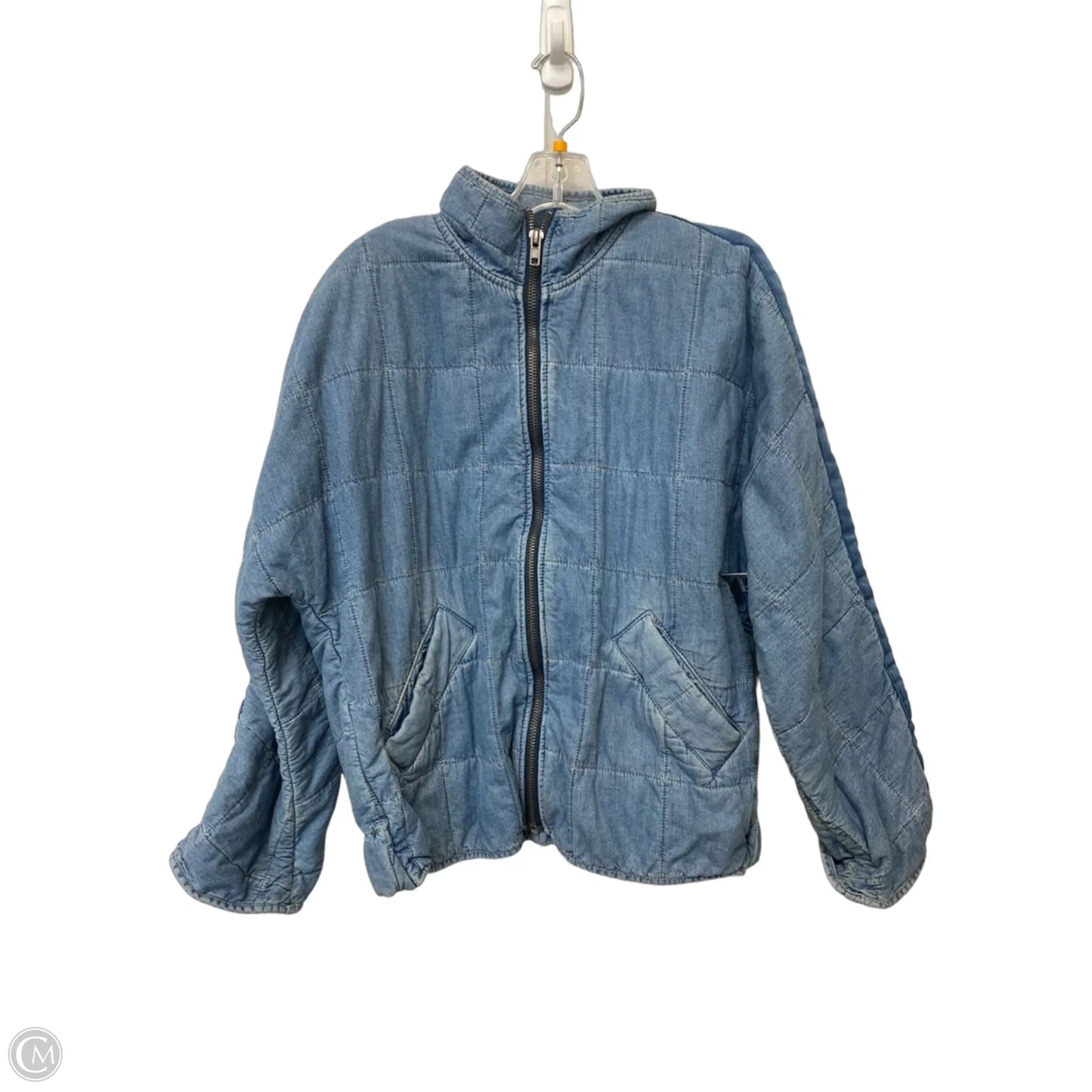 Coat Puffer & Quilted By Free People In Blue, Size: Xs