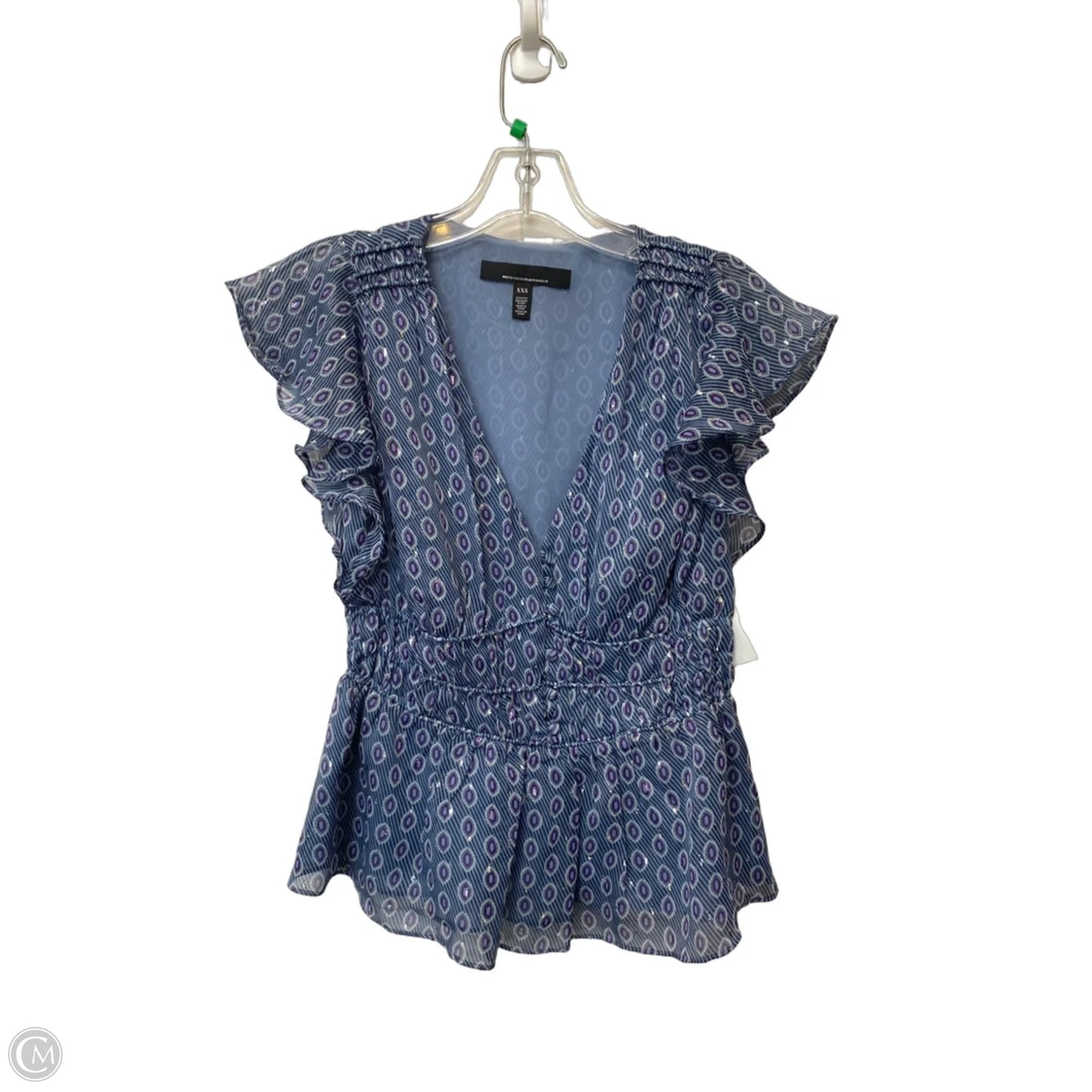 Top Sleeveless By White House Black Market In Blue, Size: Xxs