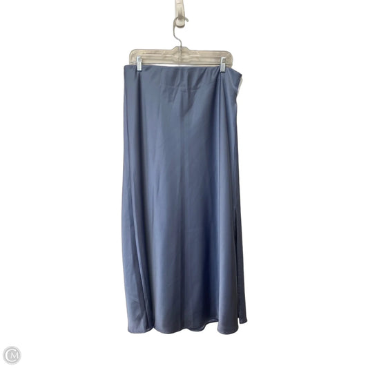 Skirt Maxi By Clothes Mentor In Blue, Size: Xl