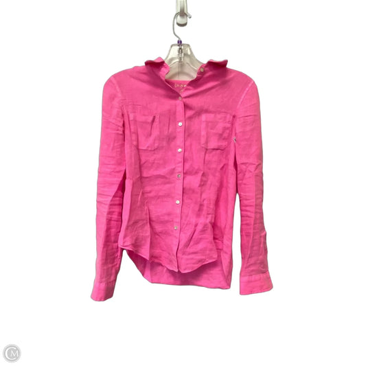 Top Long Sleeve Designer By Lilly Pulitzer In Pink, Size: Xxs