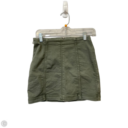 Skirt Mini & Short By Free People In Green, Size: 4