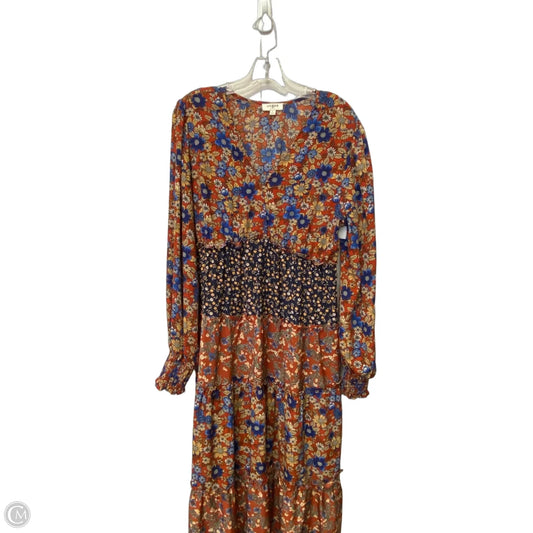 Dress Casual Maxi By Umgee In Multi-colored, Size: L