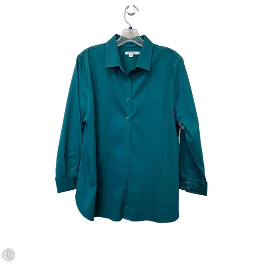 Top Long Sleeve By Chicos In Green, Size: 2