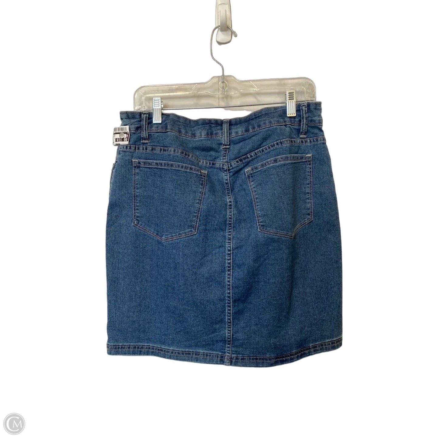 Skirt Midi By Lee In Blue Denim, Size: 12