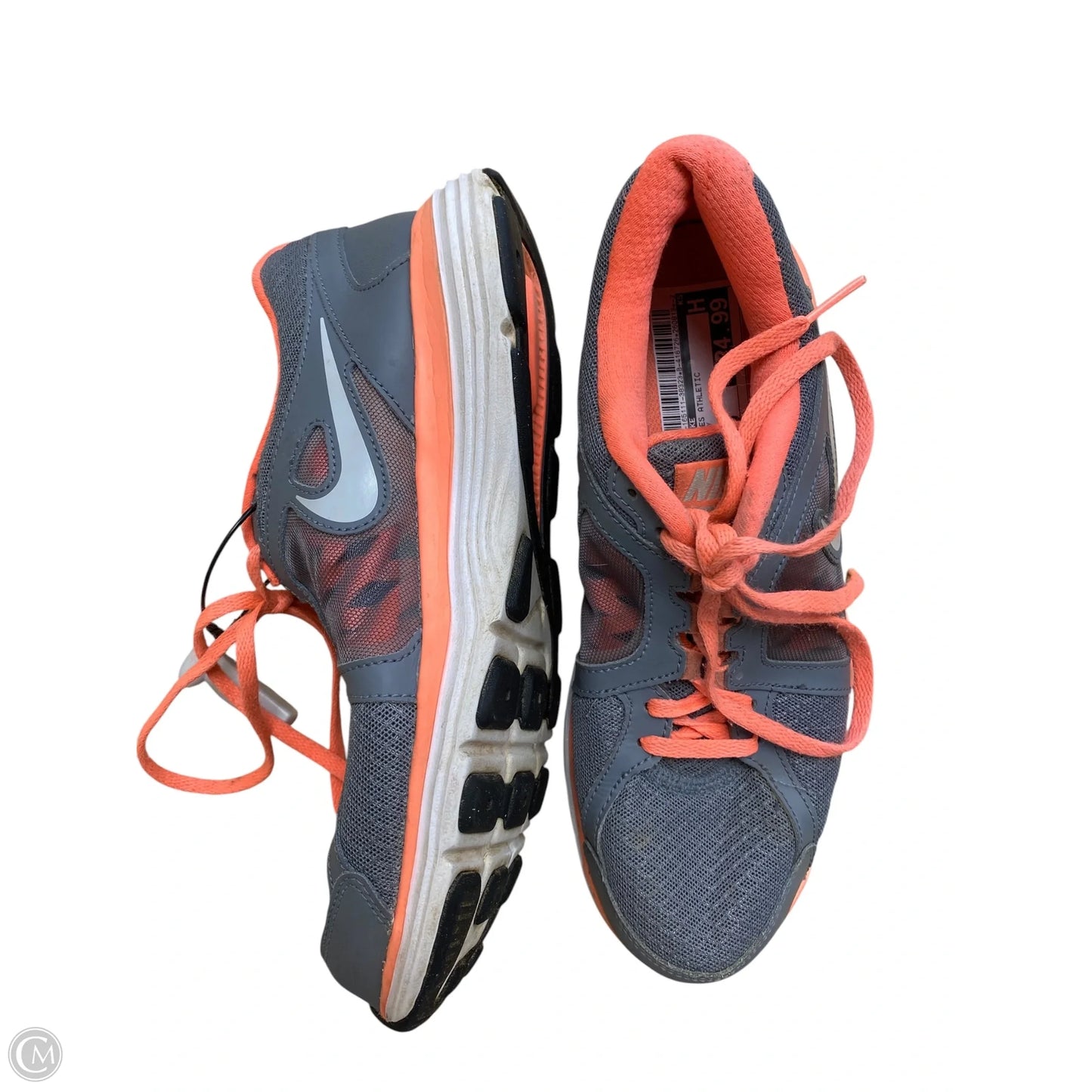 Shoes Athletic By Nike In Grey, Size: 8