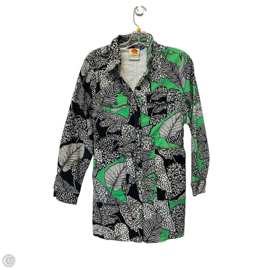 Romper By Farm Rio In Black & Green, Size: S