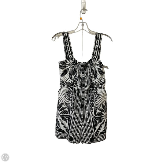 Romper By Farm Rio In Black & White, Size: S