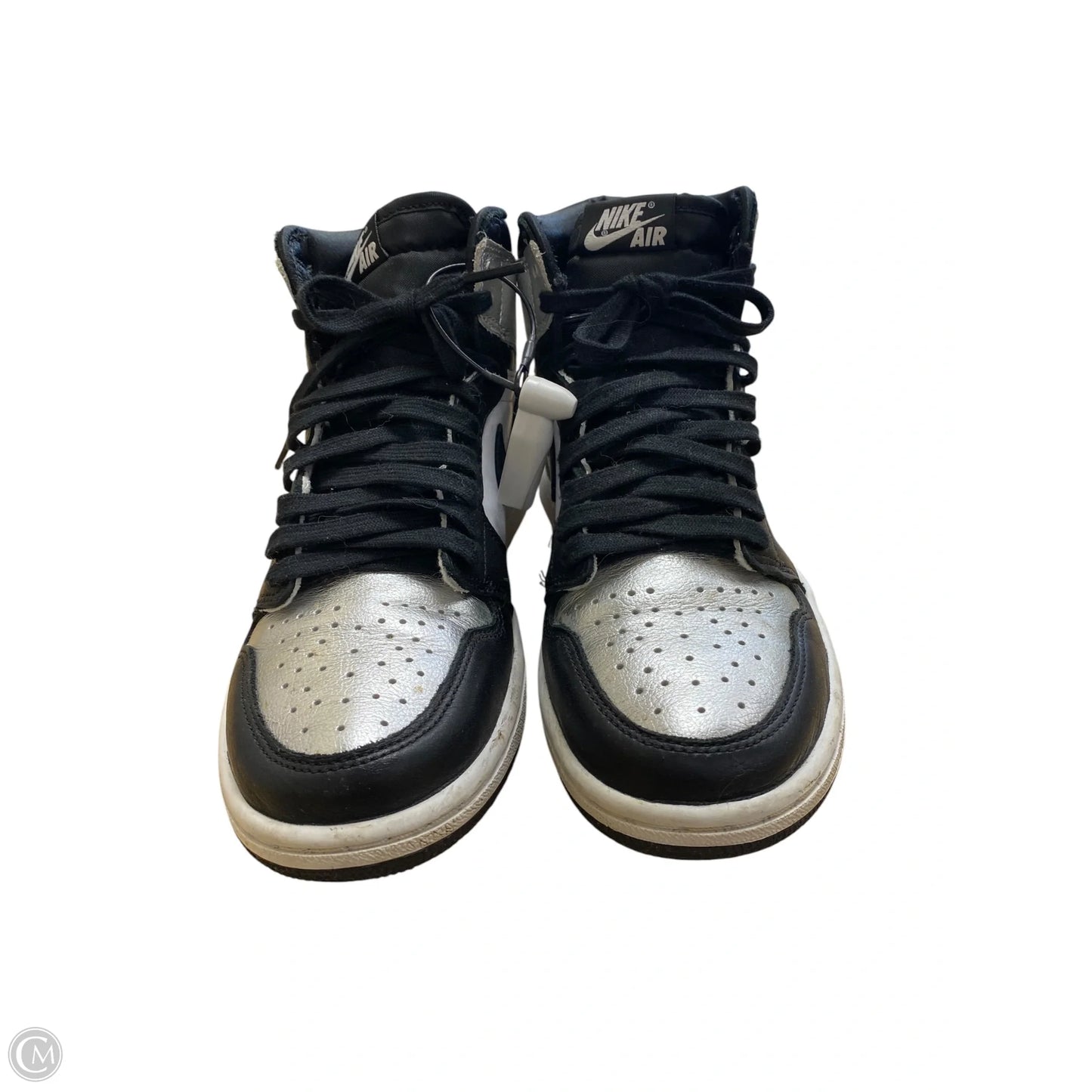 Shoes Athletic By Nike In Black & Silver, Size: 7.5