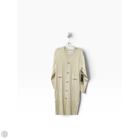 Dress Sweater By Cma In Cream, Size: M