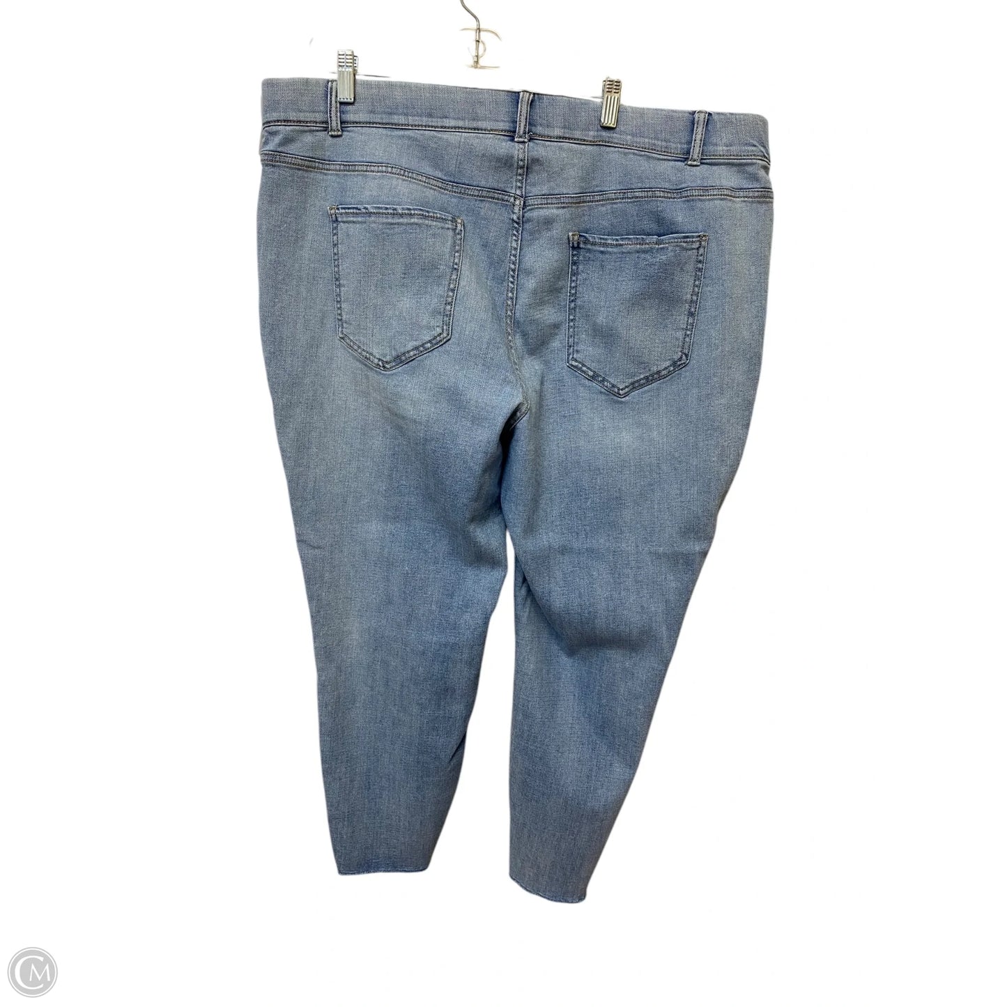 Jeans Skinny By Terra & Sky In Blue Denim, Size: 2x