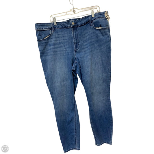 Jeans Skinny By Old Navy In Blue Denim, Size: 20