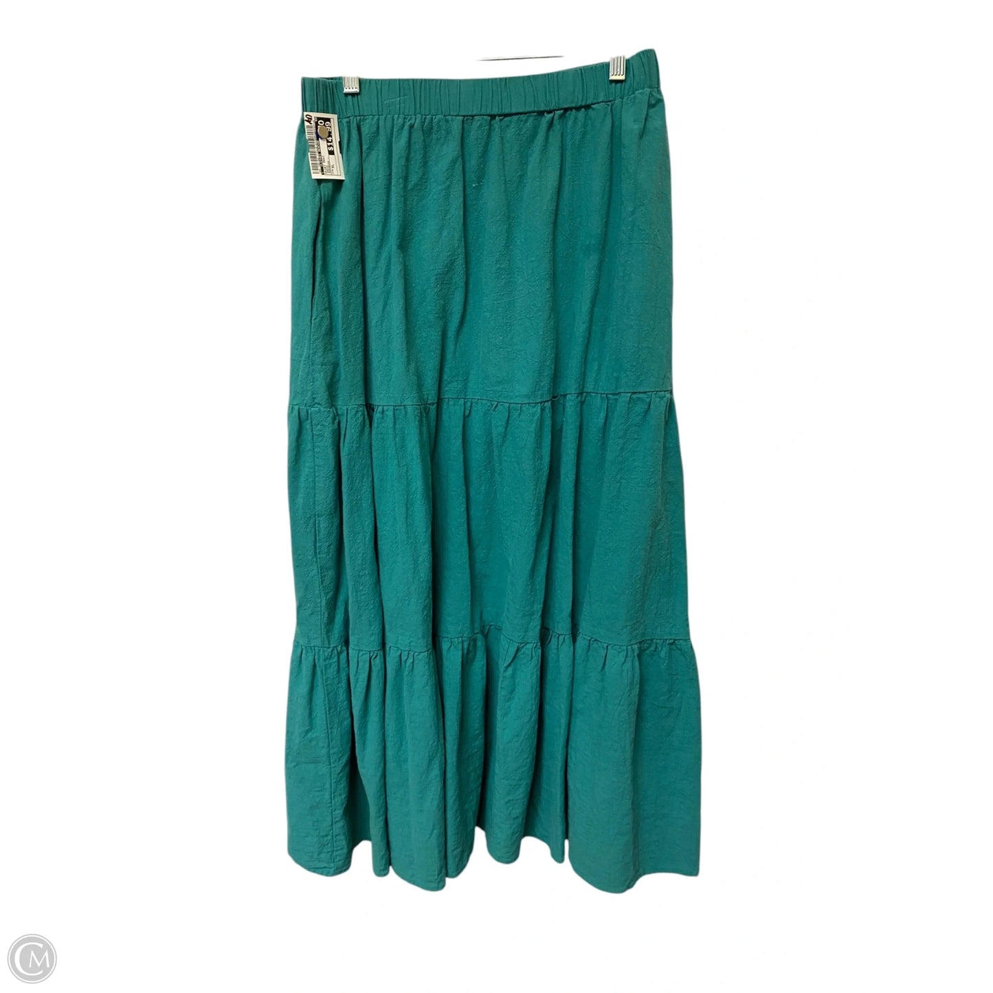 Skirt Maxi By Clothes Mentor In Green, Size: Xl