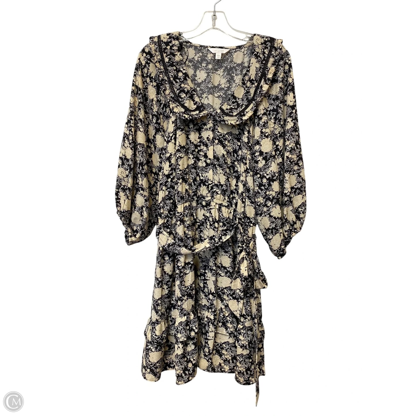 Dress Party Short By Lc Lauren Conrad In Black & Cream, Size: Xxl