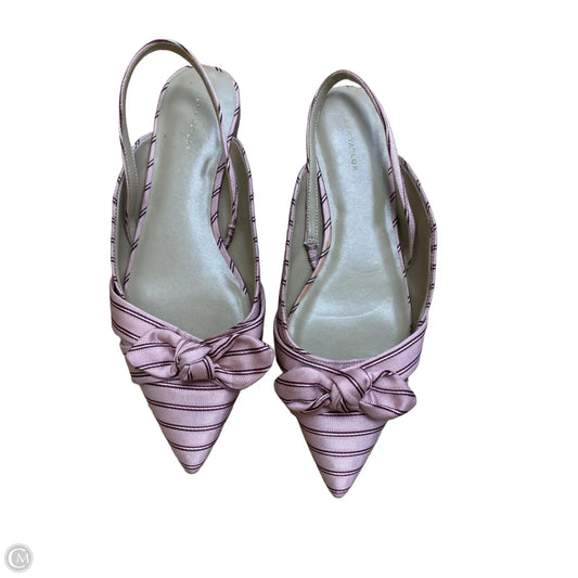 Shoes Flats By Ann Taylor In Pink, Size: 7