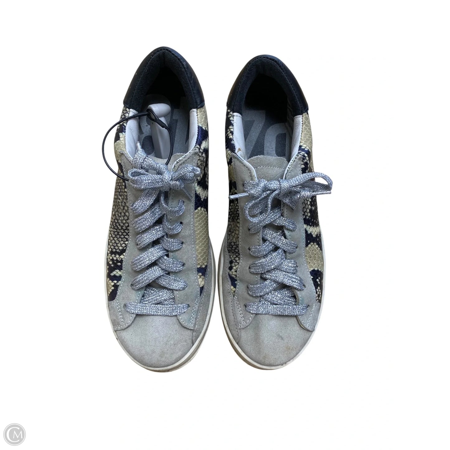 Shoes Sneakers By P448 In Snakeskin Print, Size: 8