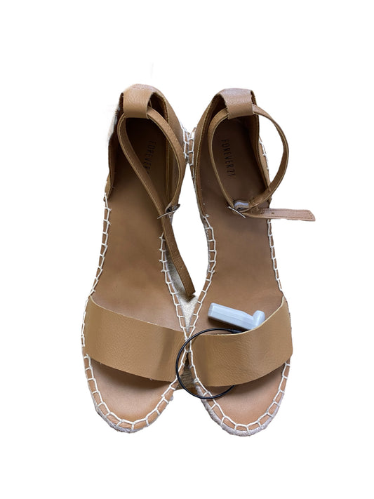 Sandals Heels Wedge By Forever 21  Size: 8.5