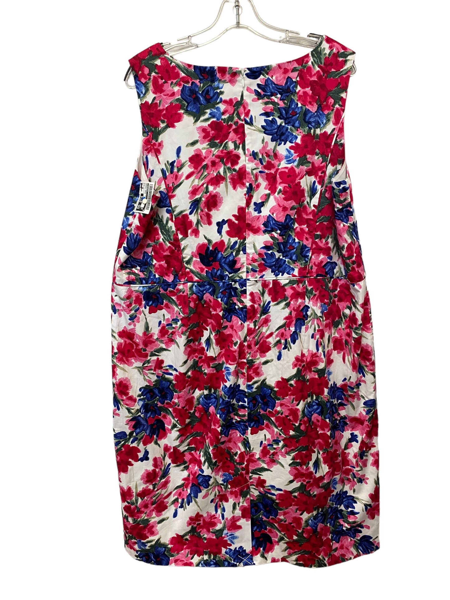 Floral Print Dress Party Midi Talbots, Size 16