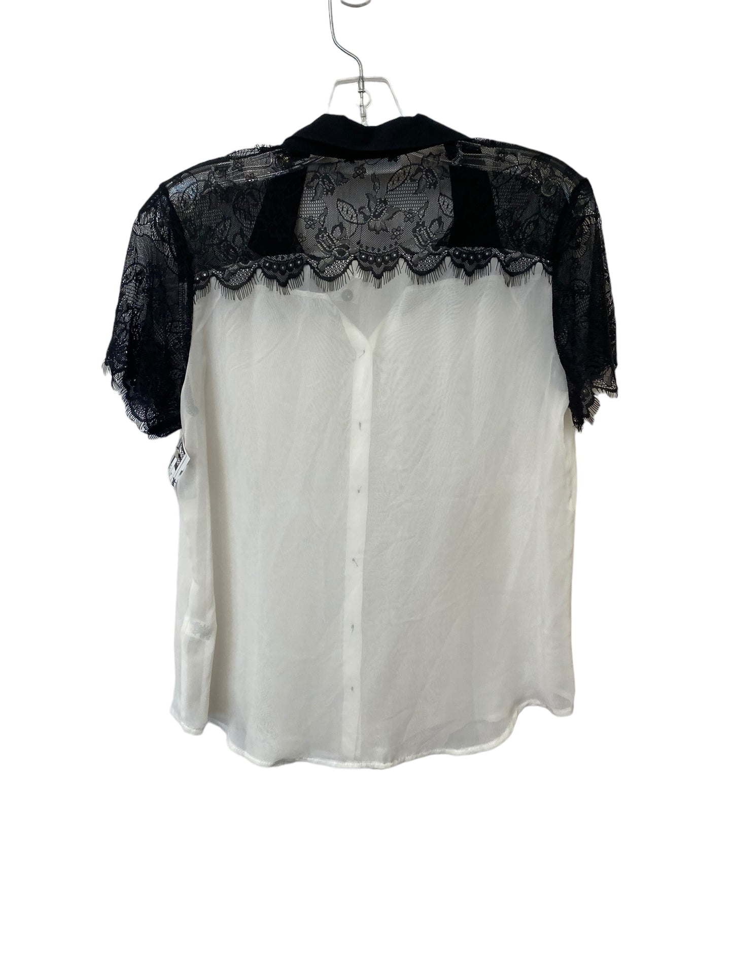 White Top Short Sleeve Cato, Size S