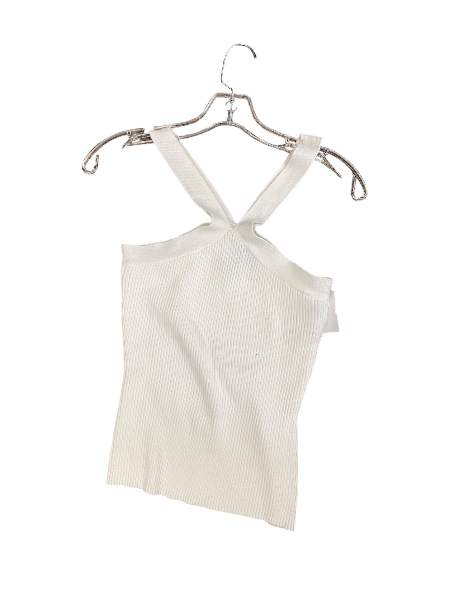 White Top Sleeveless Clothes Mentor, Size S