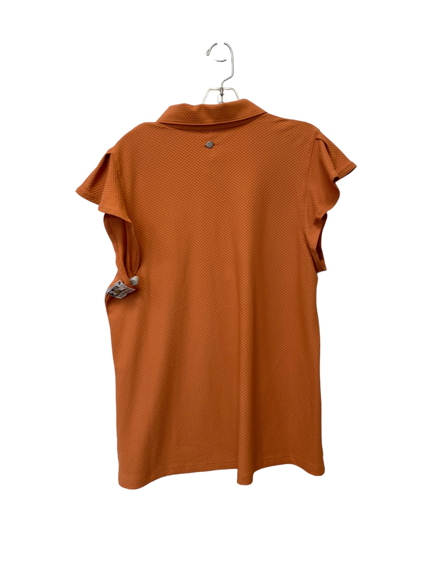 Orange Top Short Sleeve Calia, Size Xl