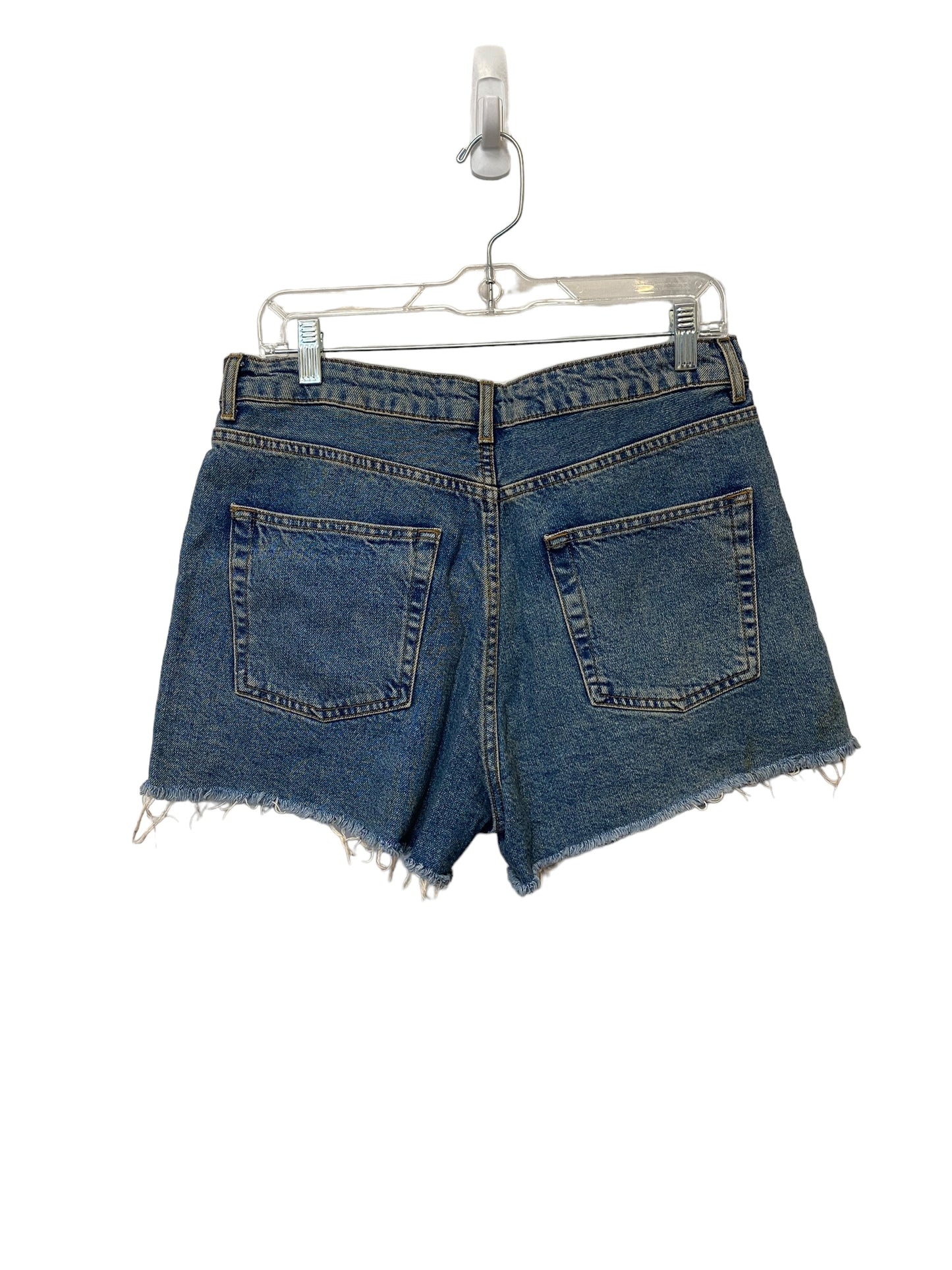 Blue Denim Shorts Top Shop, Size 14