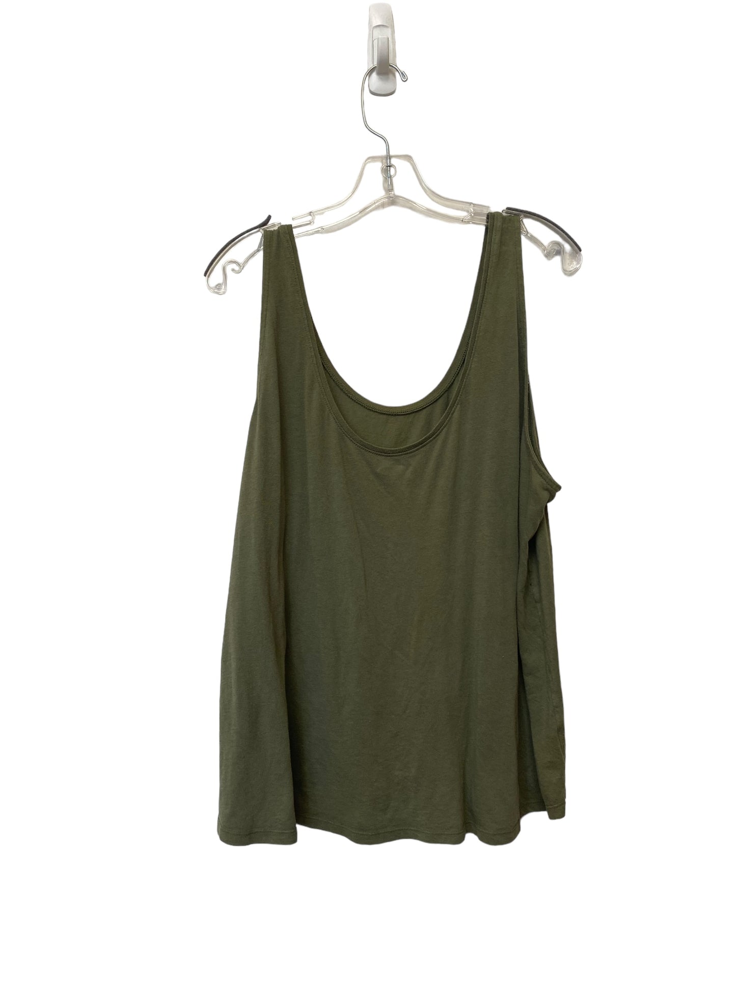 Green Top Sleeveless Basic Old Navy, Size Xxl