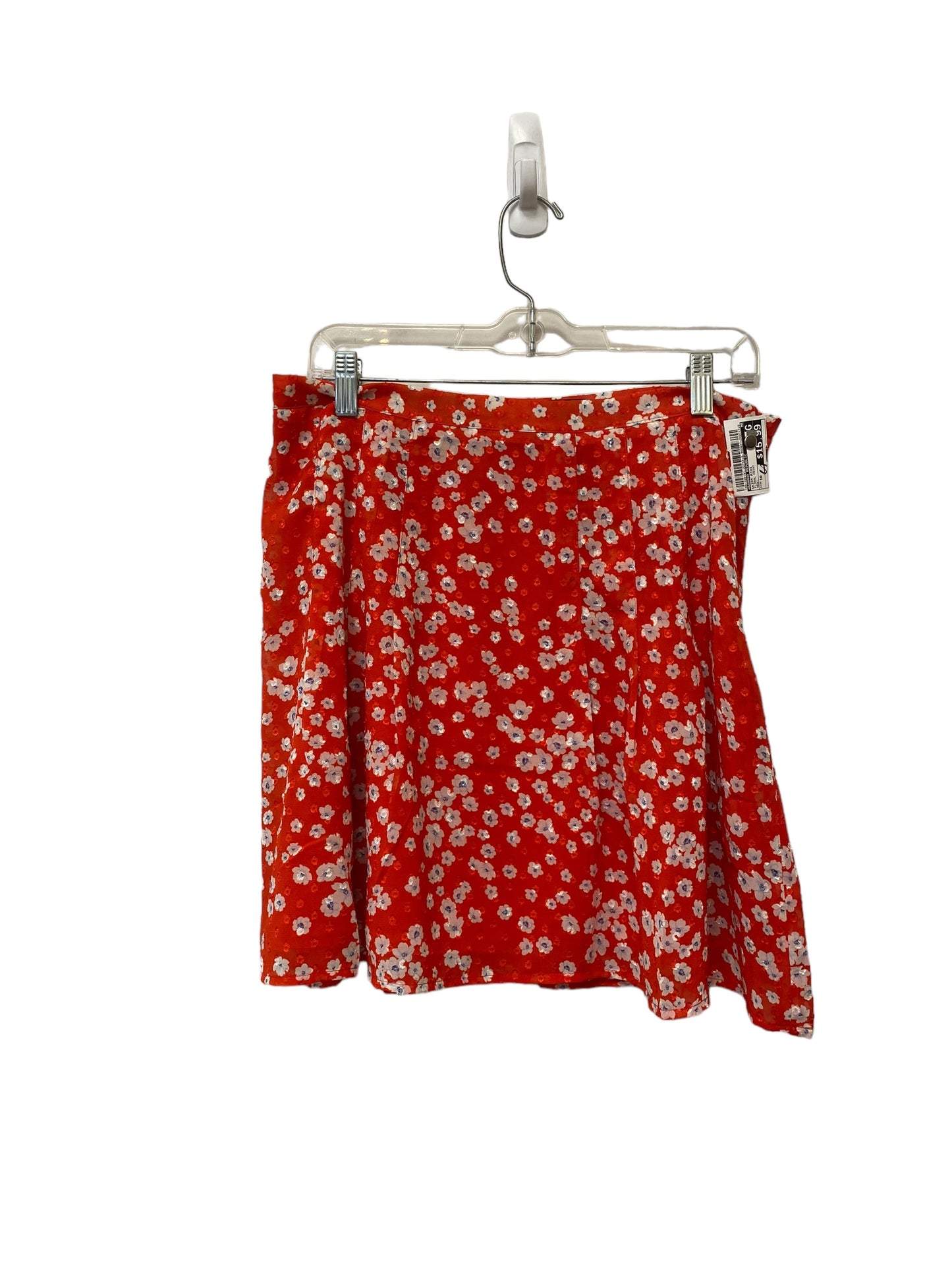 Floral Print Skirt Midi Banana Republic, Size 10