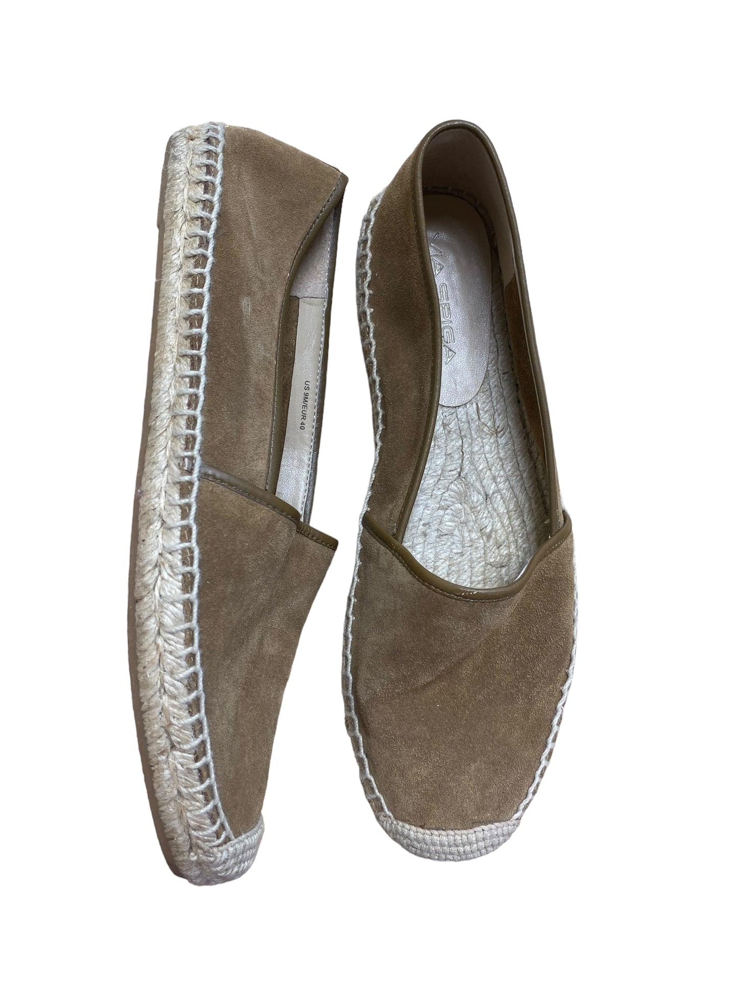 Tan Shoes Flats Via Spiga, Size 9