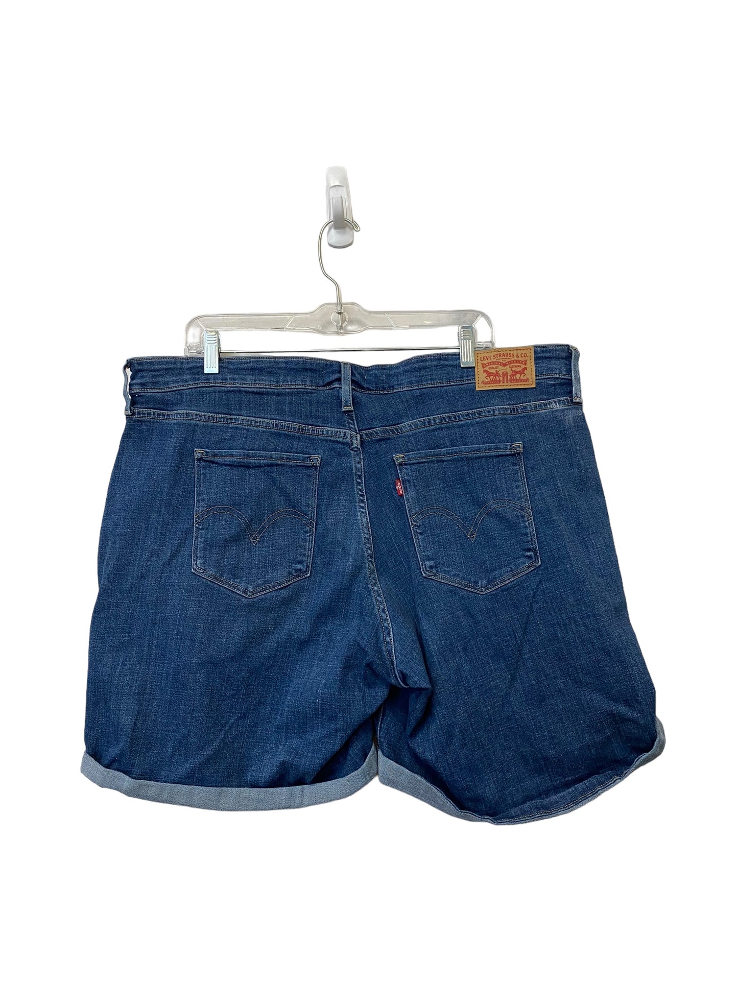 Blue Denim Shorts Levis, Size 18w