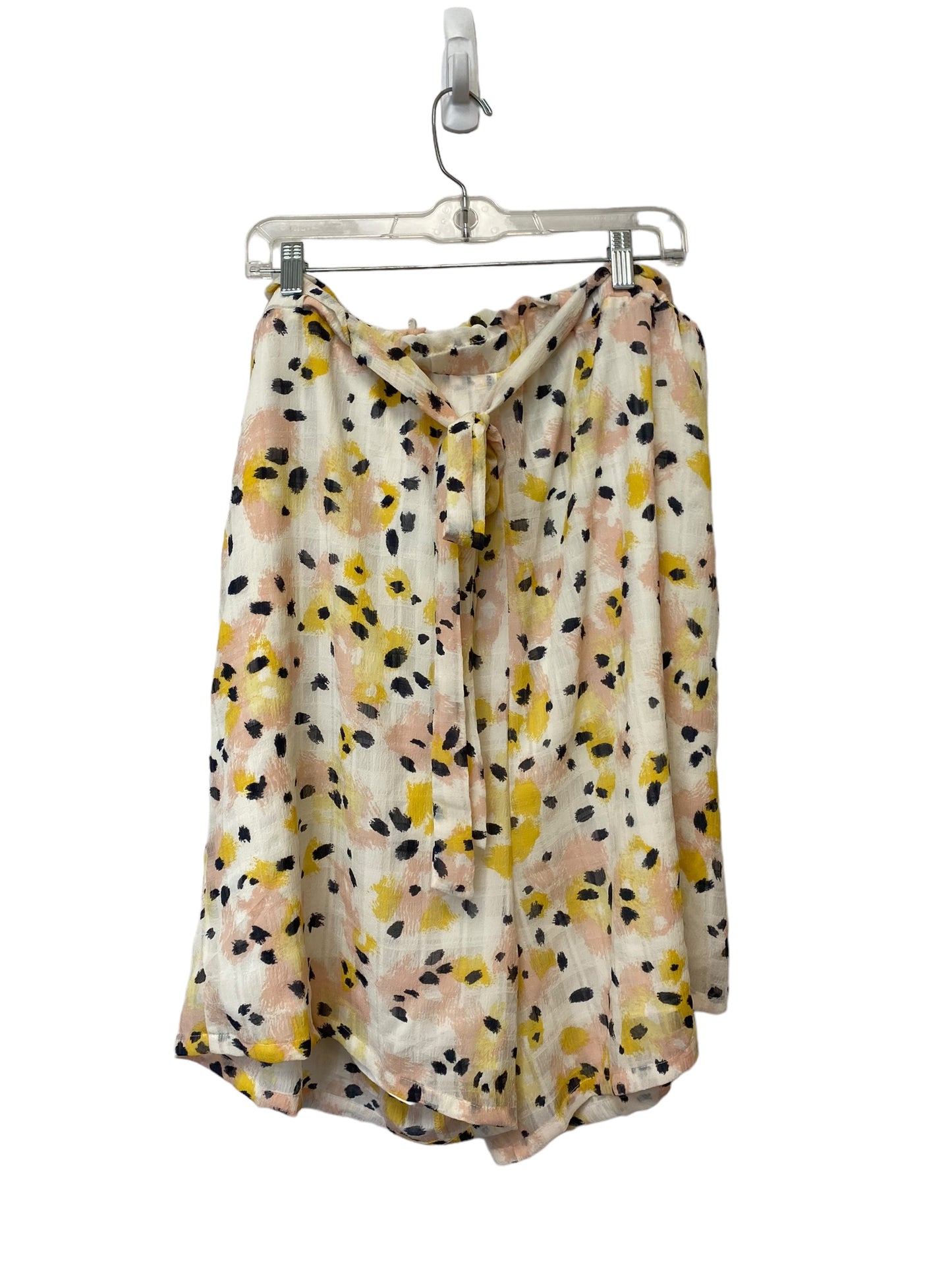 Skirt Midi By Clothes Mentor In Floral Print, Size: L