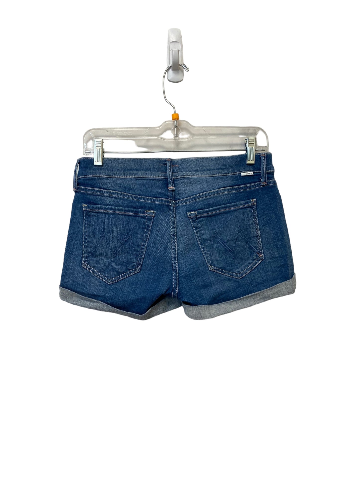 Shorts By Mother In Blue Denim, Size: 26