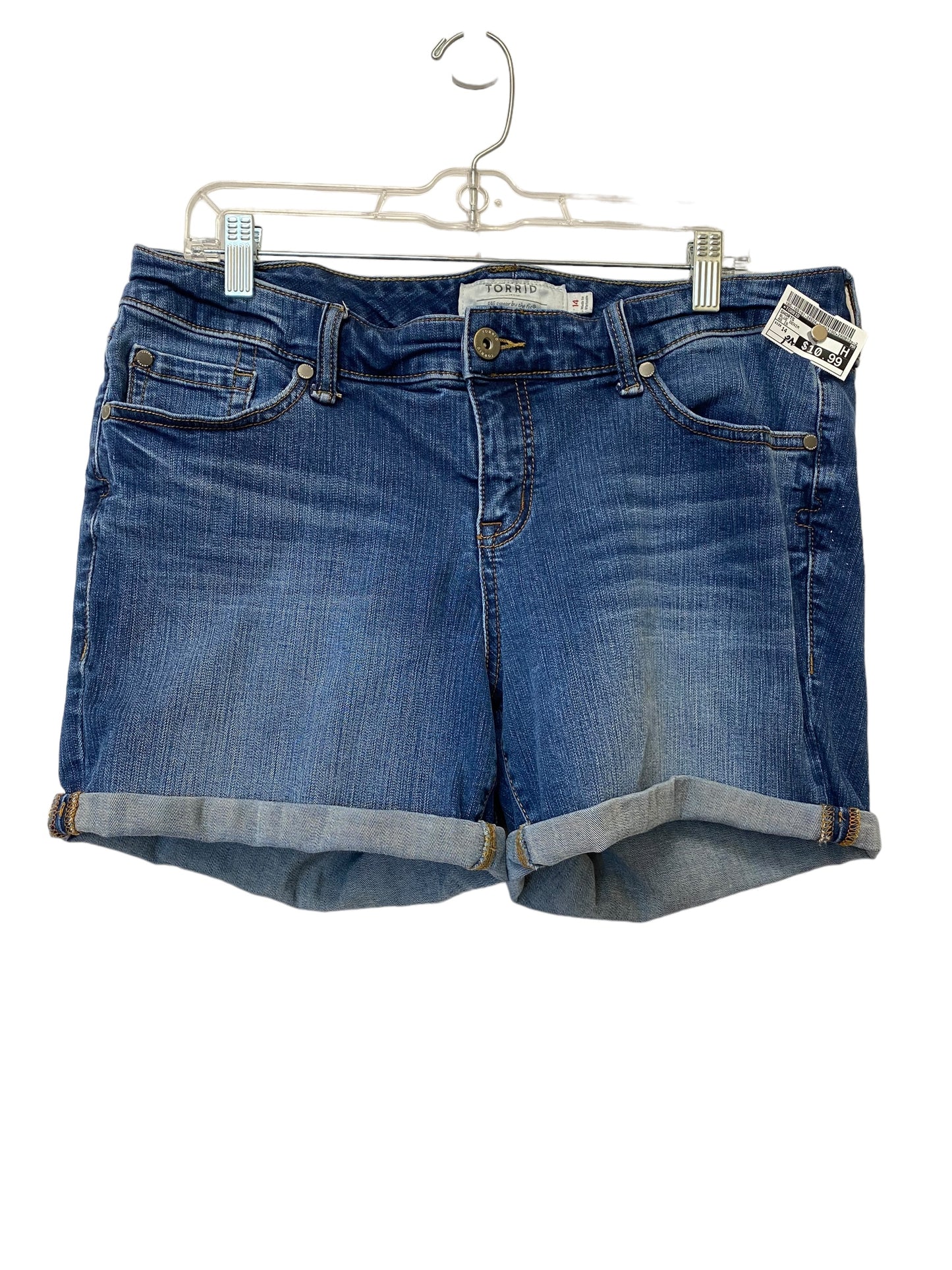 Shorts By Torrid In Blue Denim, Size: 14