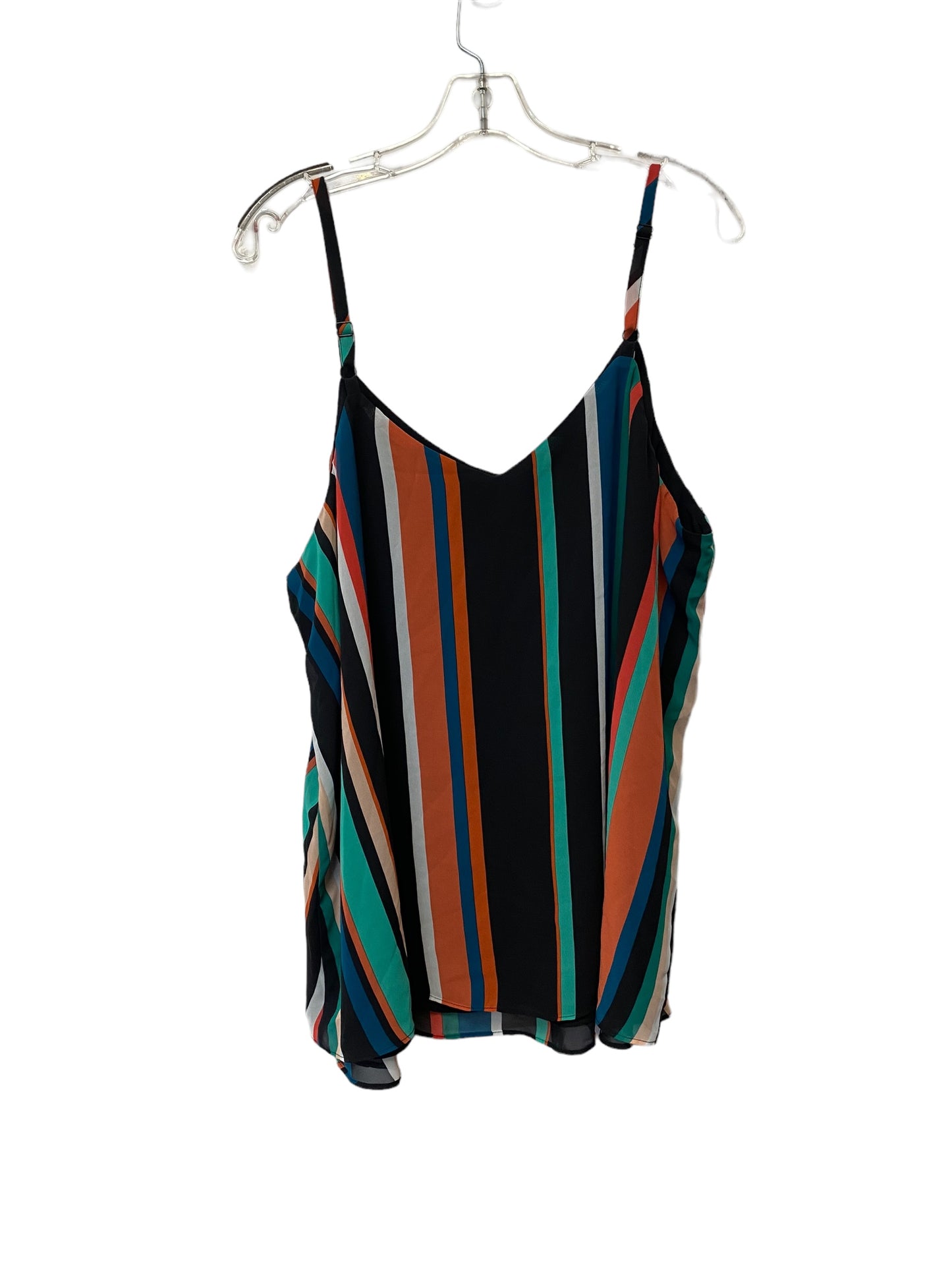 Top Sleeveless By Torrid In Multi-colored, Size: 2