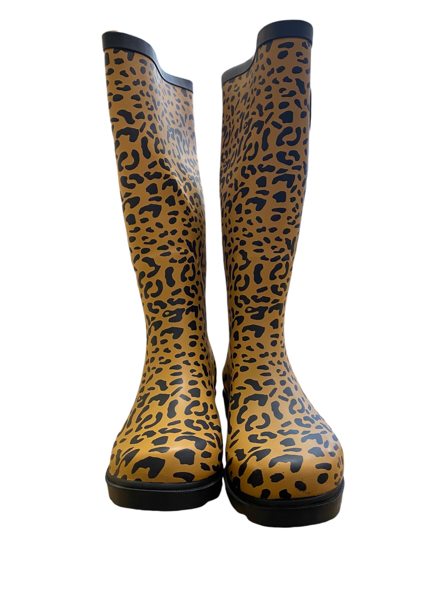 Boots Rain By Betsey Johnson In Animal Print, Size: 6