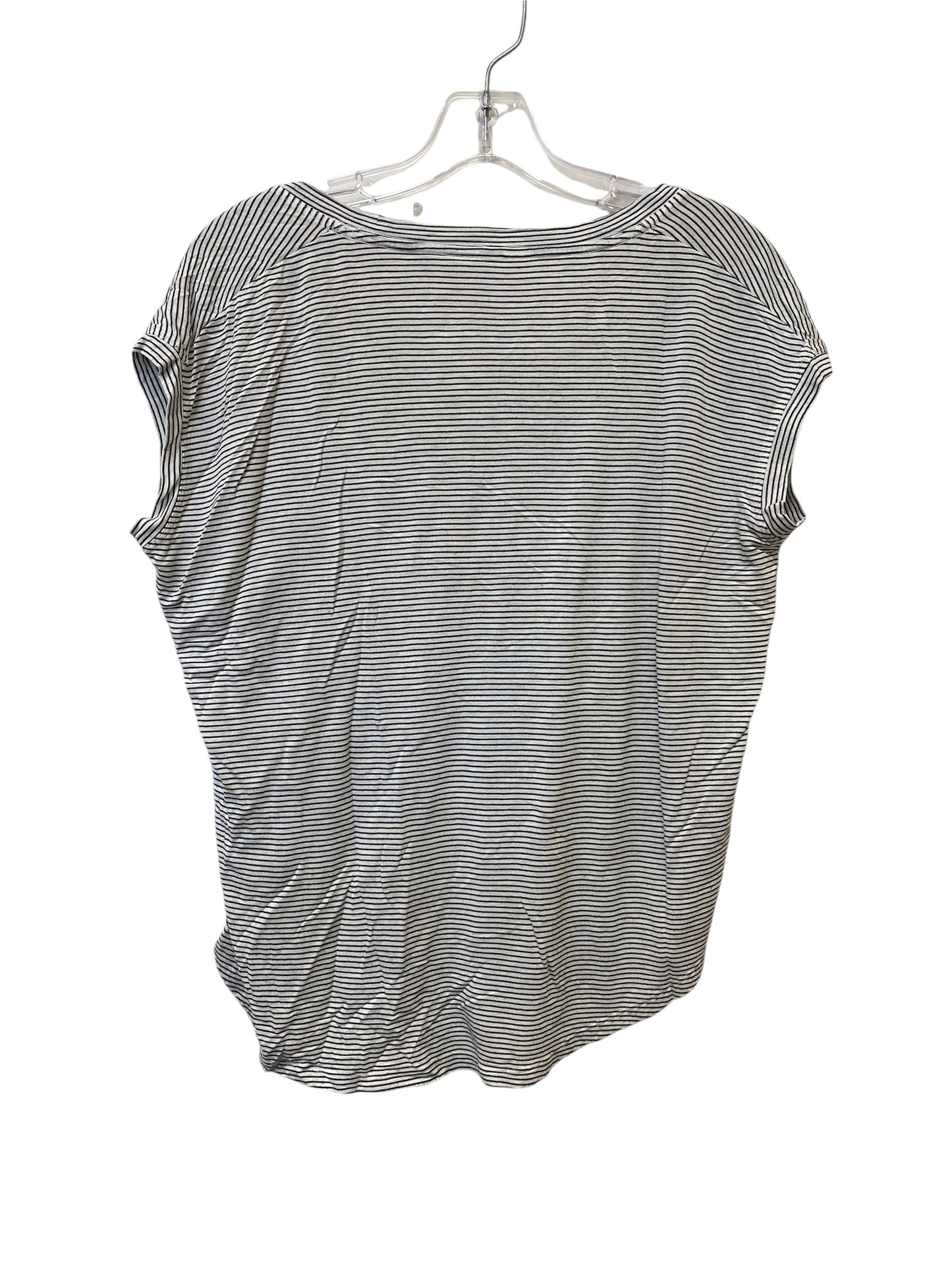 Top Short Sleeve By Athleta In Striped Pattern, Size: Xs