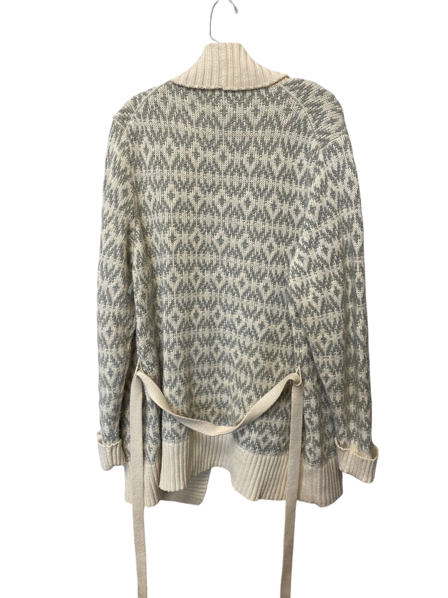 Sweater Cardigan By Banana Republic In Cream, Size: Xl