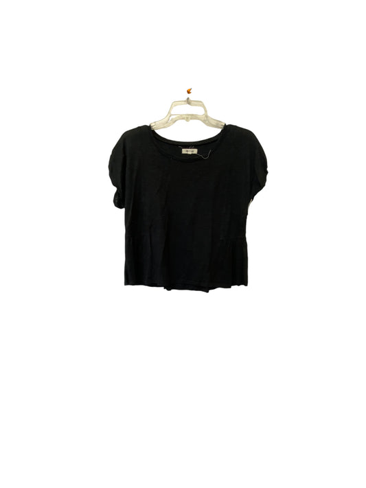 Top Short Sleeve Basic By Madewell In Black, Size: S