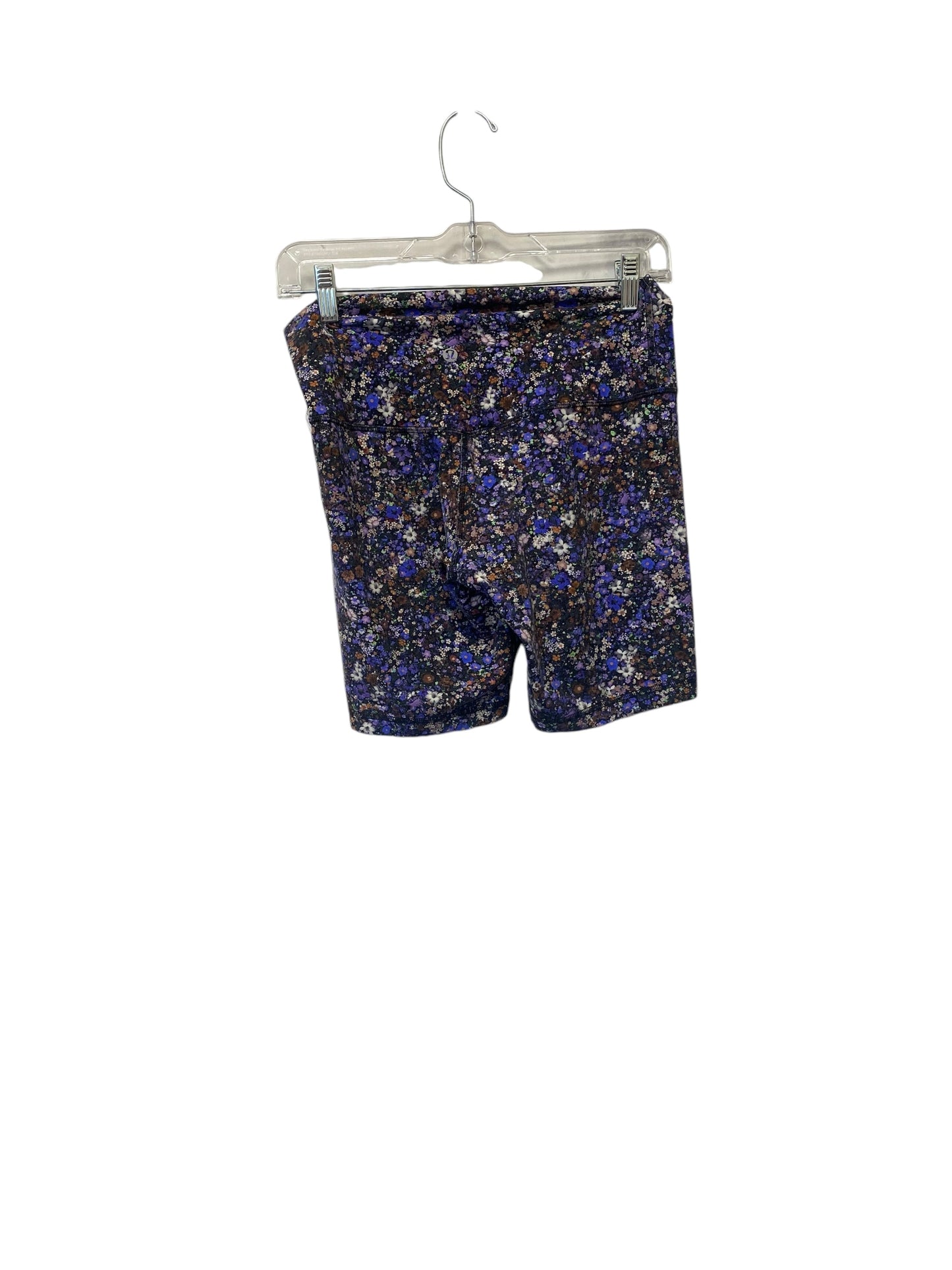 Athletic Shorts By Lululemon In Floral Print, Size: 8