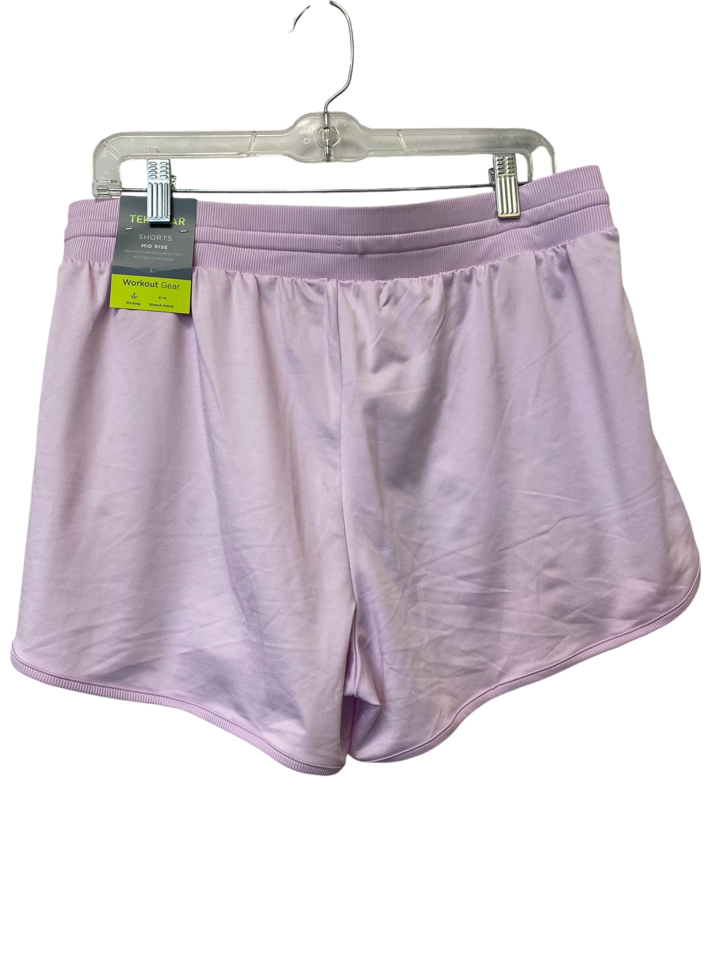 Athletic Shorts By Tek Gear In Pink, Size: L