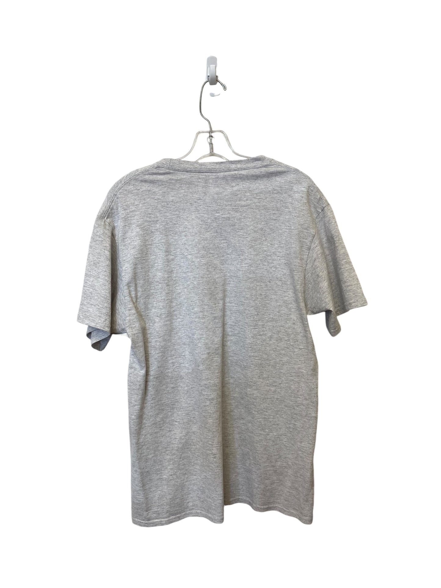 Top Short Sleeve Basic By Clothes Mentor In Grey, Size: M