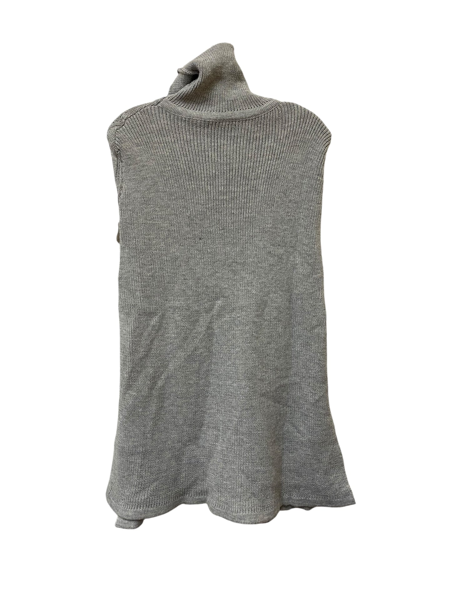 Poncho By Clothes Mentor In Grey, Size: S