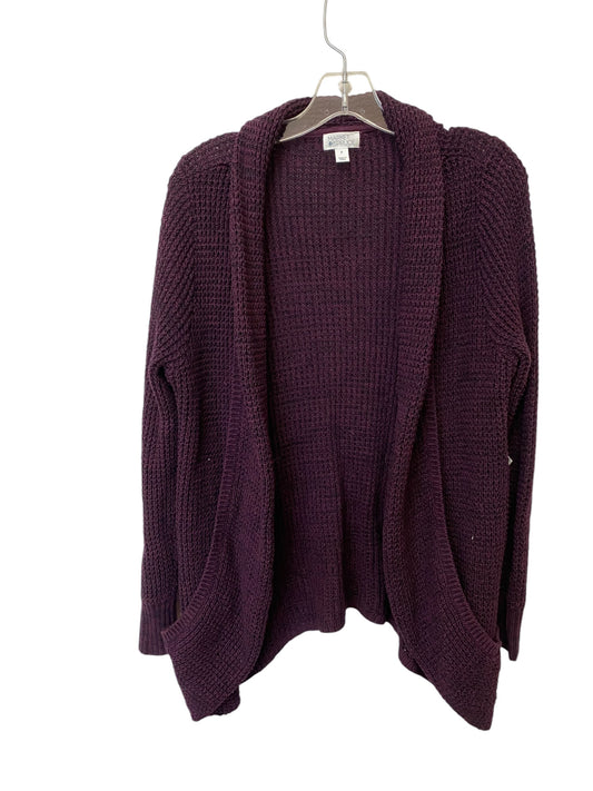 Sweater Cardigan By Market & Spruce In Purple, Size: M