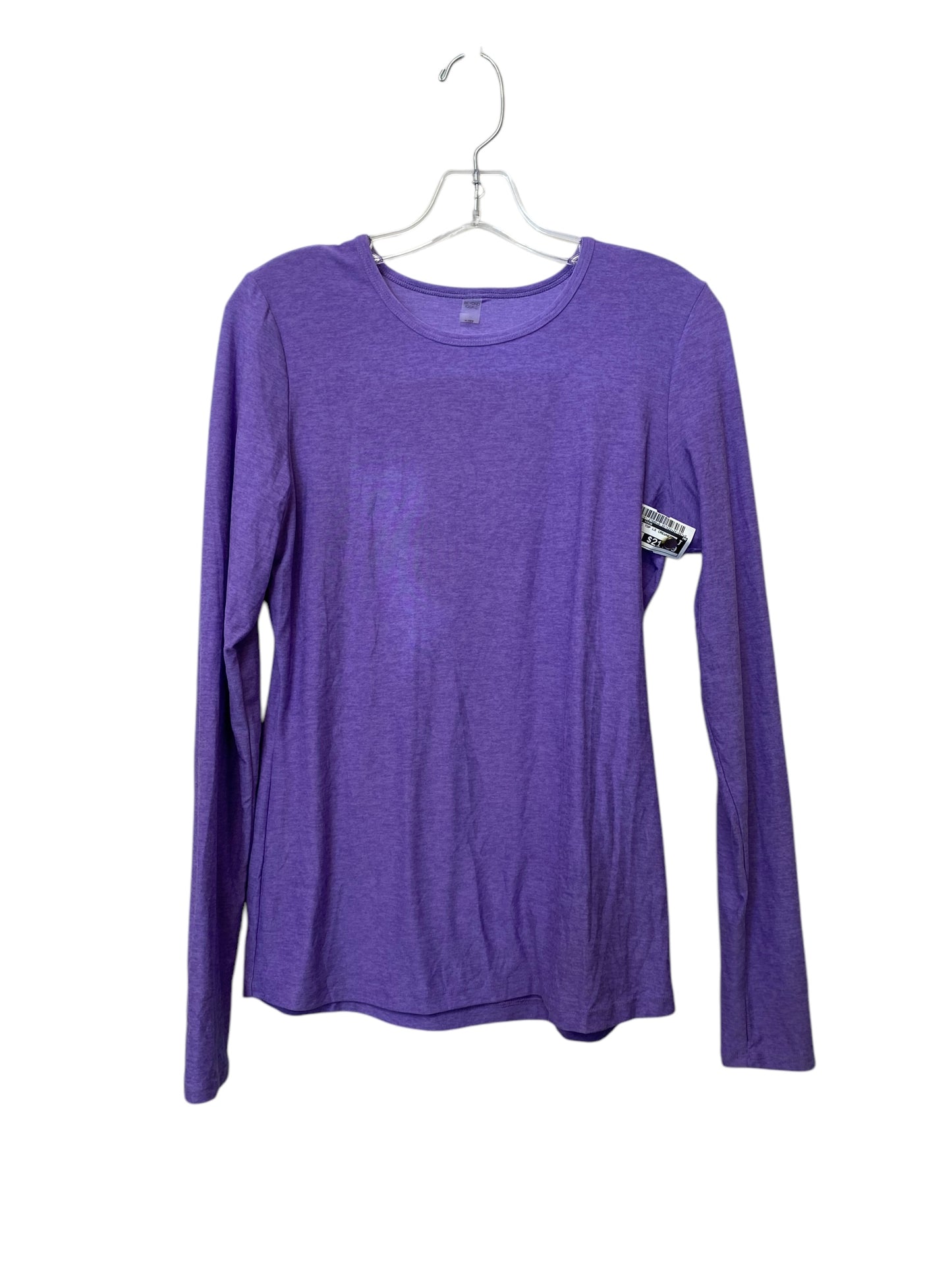 Athletic Top Long Sleeve Crewneck By Beyond Yoga In Purple, Size: L