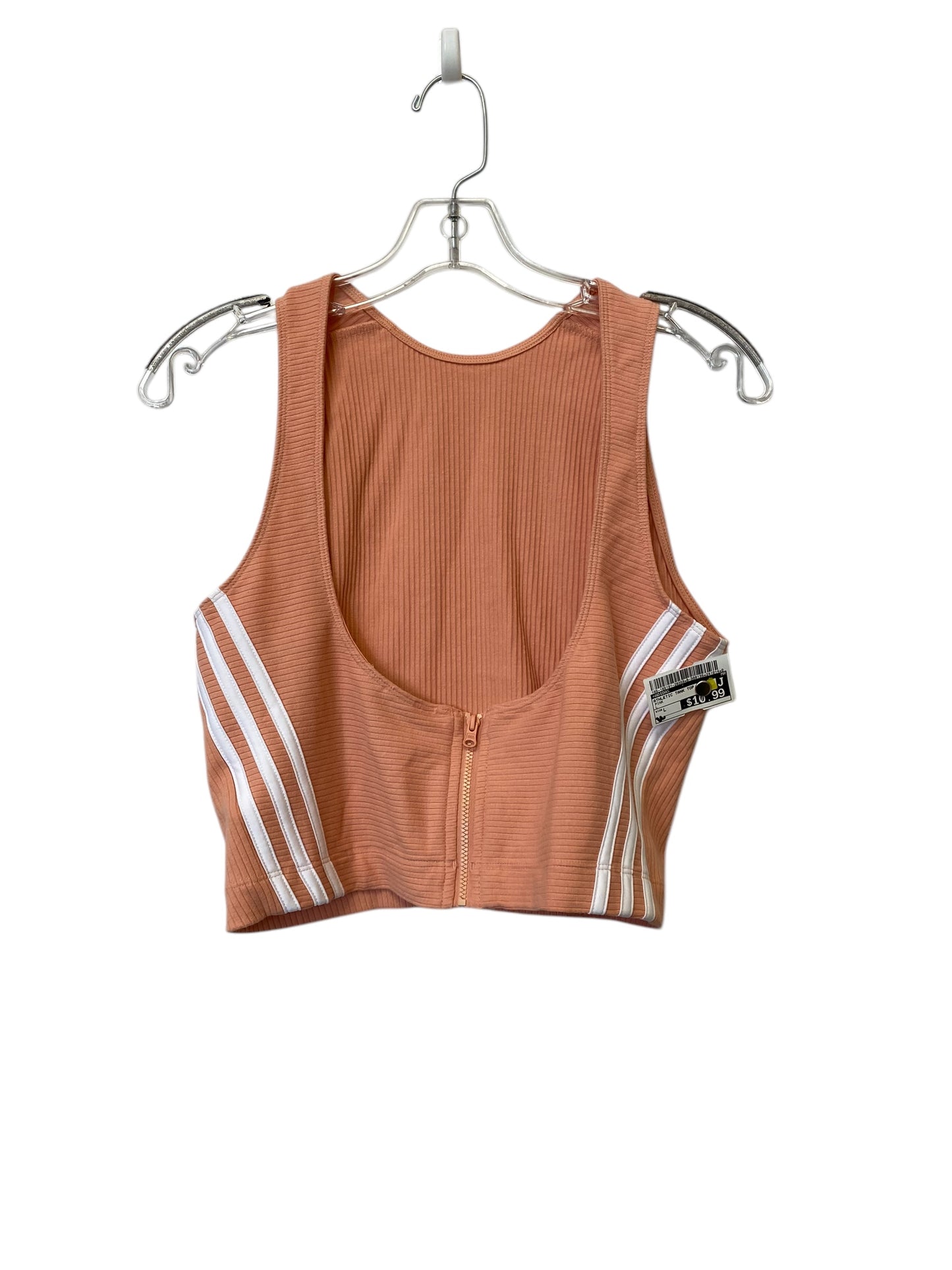 Athletic Tank Top By Adidas In Pink, Size: L